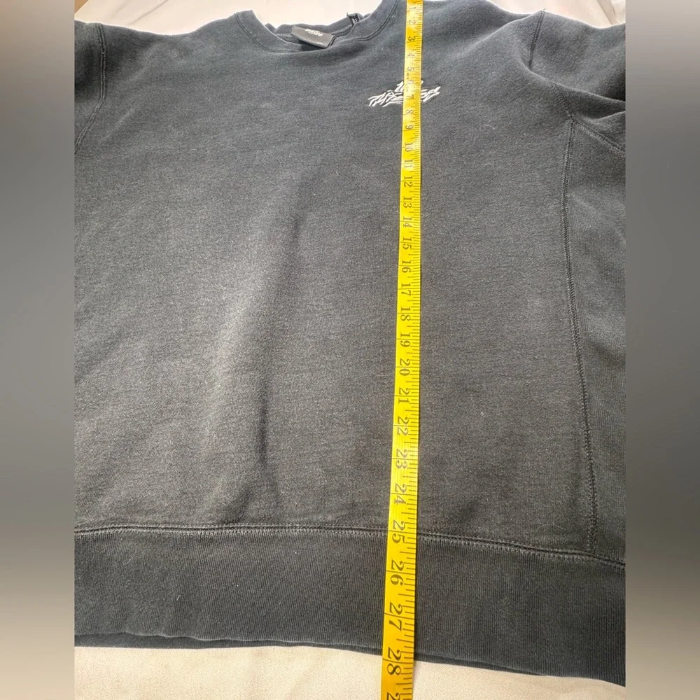 100 Thieves Embroidered Logo Crewneck Sweatshirt Size 2XL Black